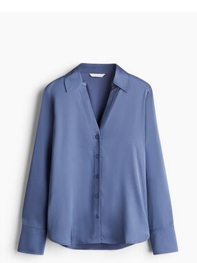 Women’s V-Neck Button-up Blouse